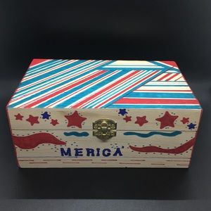 America Theme Stash Box 8x5”